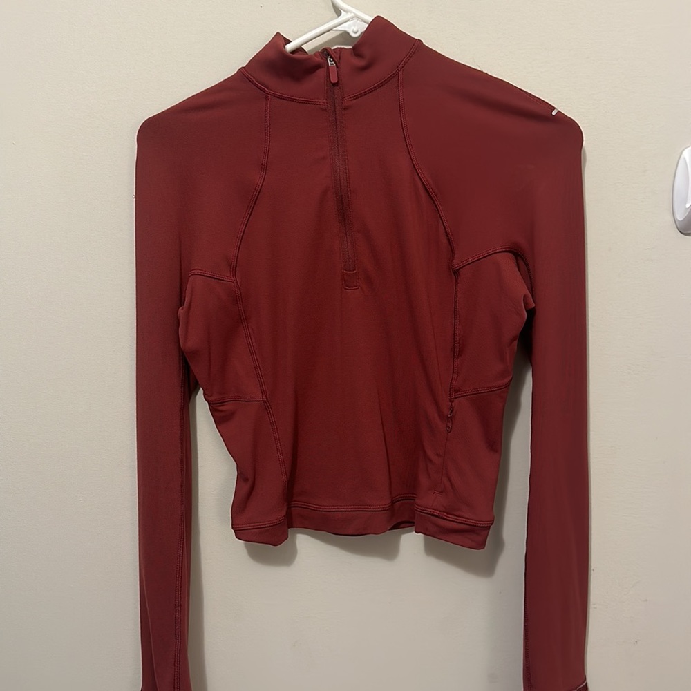 Lululemon Rulu Cropped Half Zip